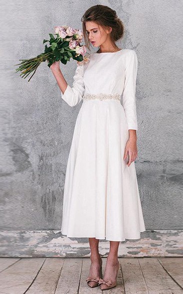 Ankle Length Wedding Dresses - Dress Blooming