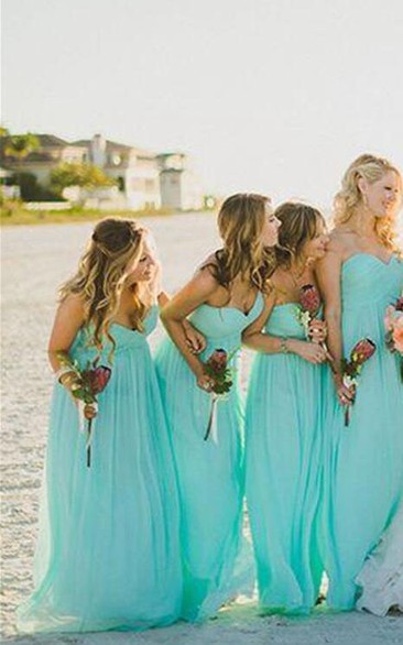Cheap Teal&Cyan Bridesmaid Gowns | Cerulean Blue Bridesmaids Dresses - Dress  Blooming